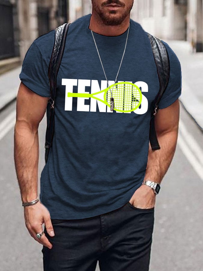 Men's Tennis Short Sleeve T-Shirt