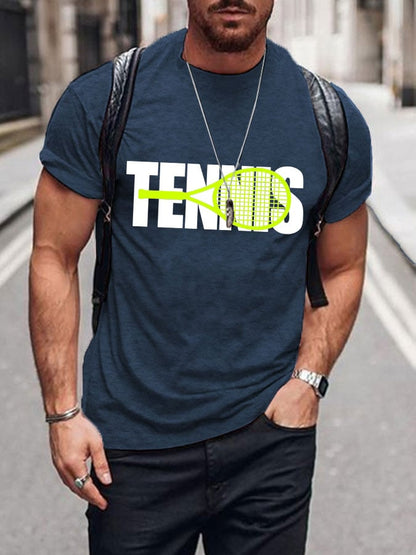 Men's Tennis Short Sleeve T-Shirt
