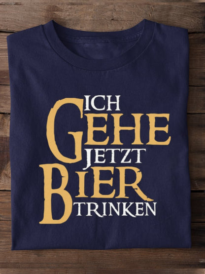 I'm going to drink beer now - 100% cotton unisex t-shirt
