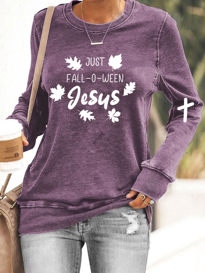 Women's Fall-o-Ween Jesus Sweatshirt