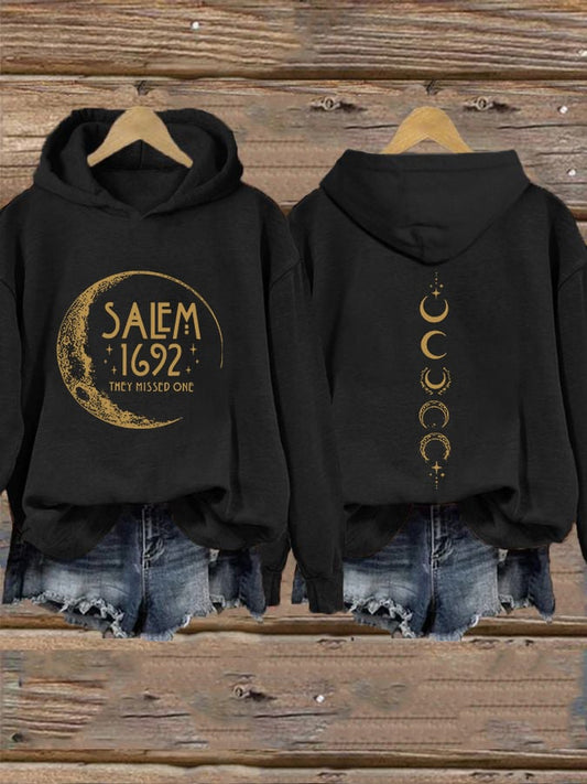 Women's Salem 1692 They Missed One Casual Hooded Sweatshirt