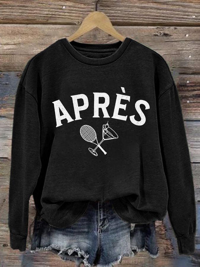 Women's Apres Tennis Casual Sweatshirt