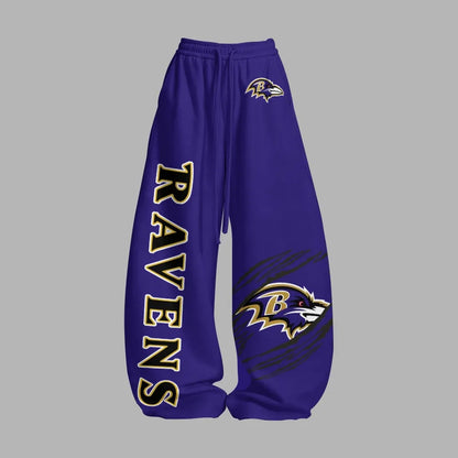 Baltimore Ravens Vintage Plush Hoodie set| NFL