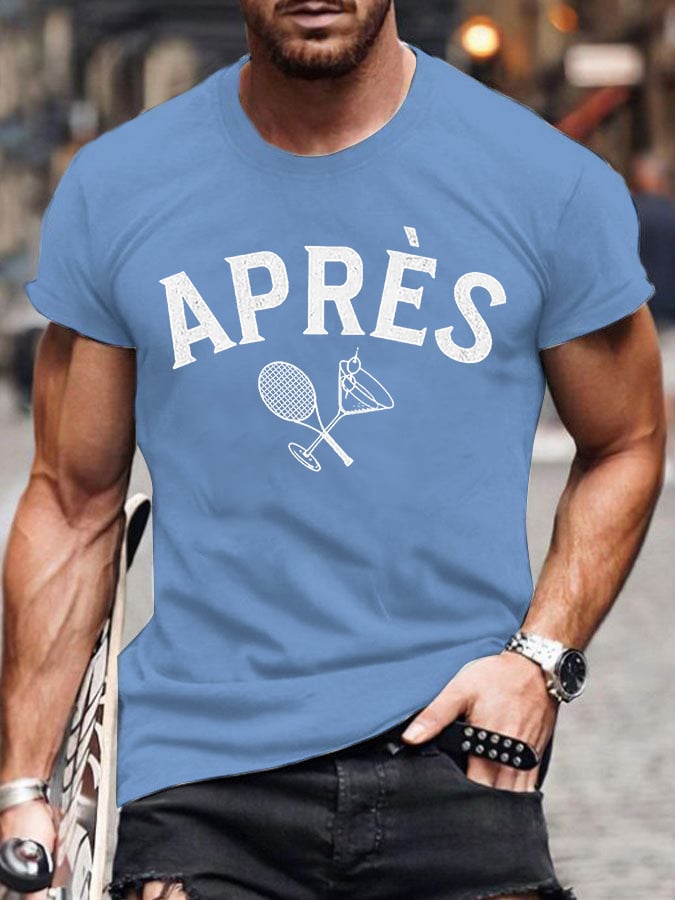 Men's Apres Tennis Print T-Shirt