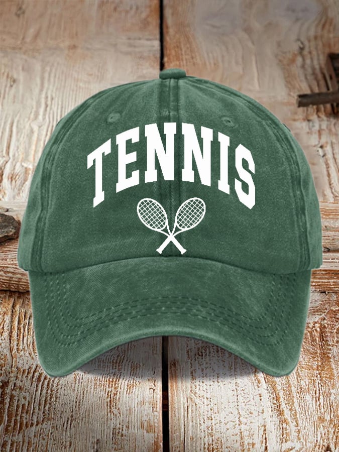 Tennis Printed Baseball Cap