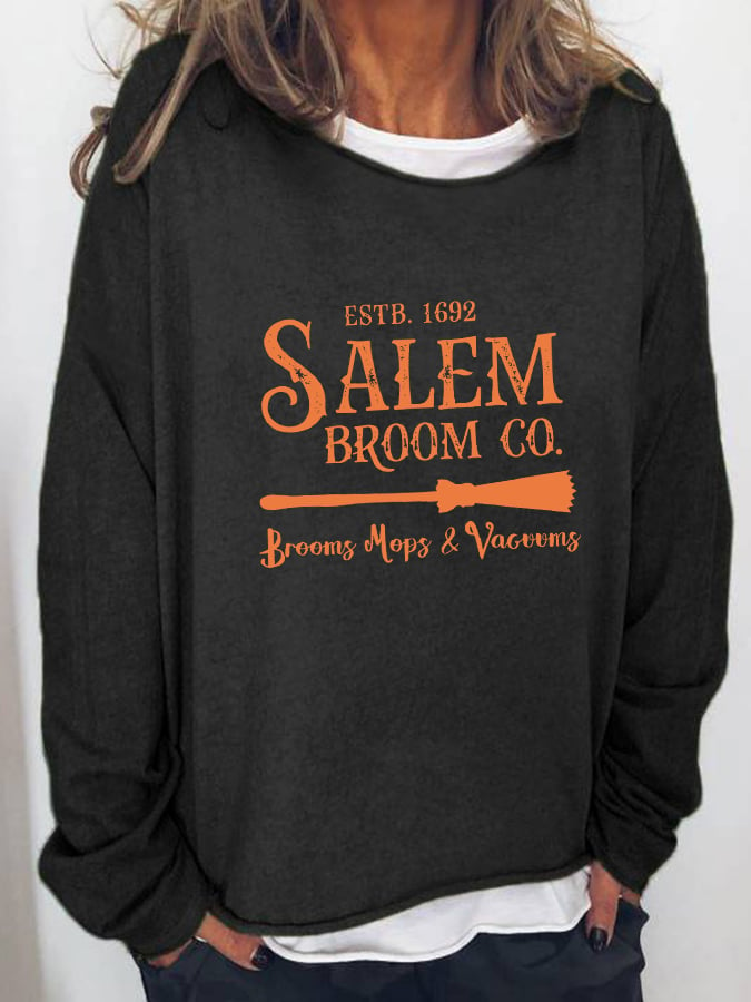 Women's Salem Broom Co Est 1692 Sweatshirt