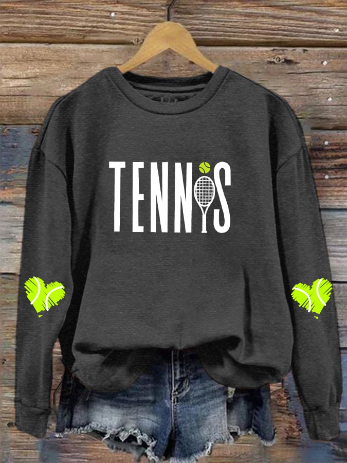 Women's Clothing Tennis Lovers Casual Sweaters