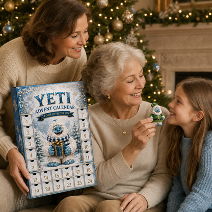 24-Day Yeti Advent Calendar | Collectible Figurine Christmas Countdown Gift
