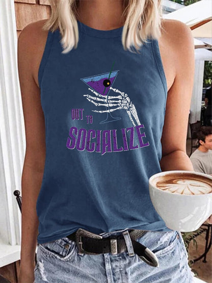 Women's Out to Socialize Tank Top