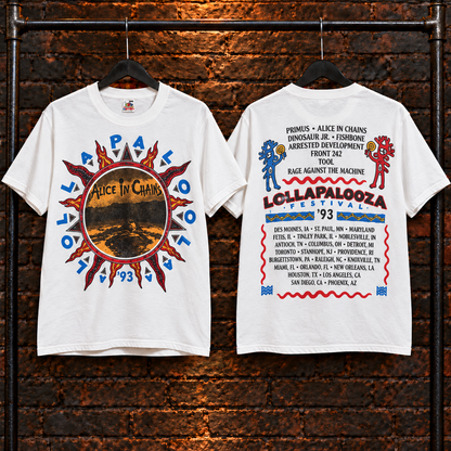 Vintage Lollapalooza Tour T-Shirt