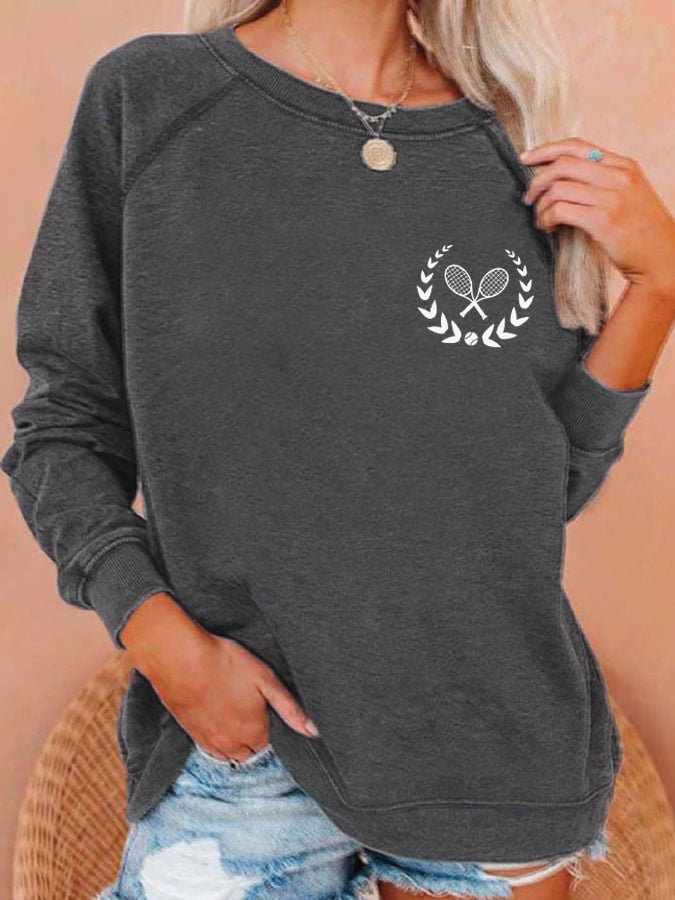 Women's Clothing Tennis Lovers Casual Sweaters