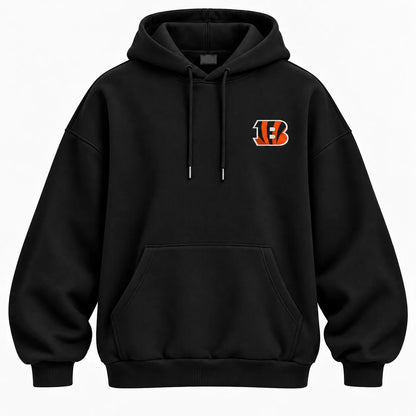 CINCINNATI BENGALS AIRY CLOUD FEEL OVERSIZED BACK GRAPHIC HOODIE