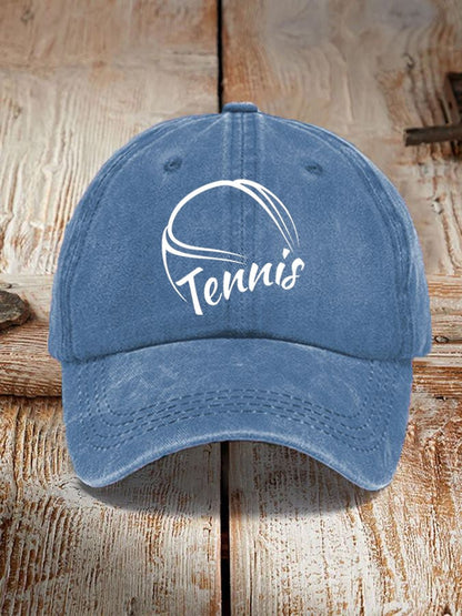 Tennis Lover Printed Unisex Hat