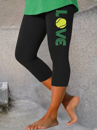 Women's Tennis Fans Print Leggings
