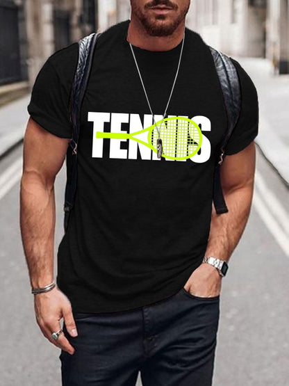 Men's Tennis Short Sleeve T-Shirt