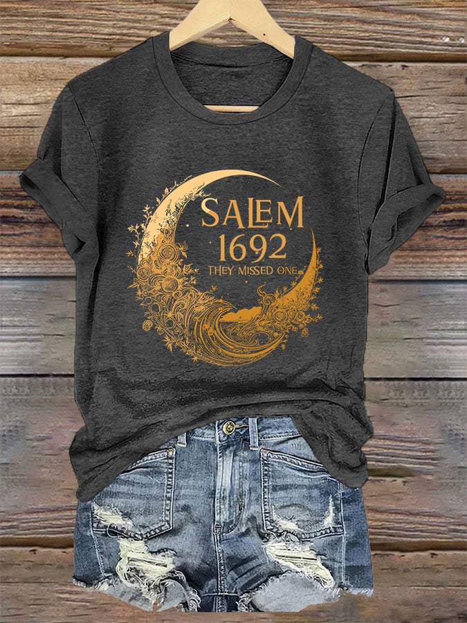 Women's Salem 1692 They Missed One Printed T-Shirt