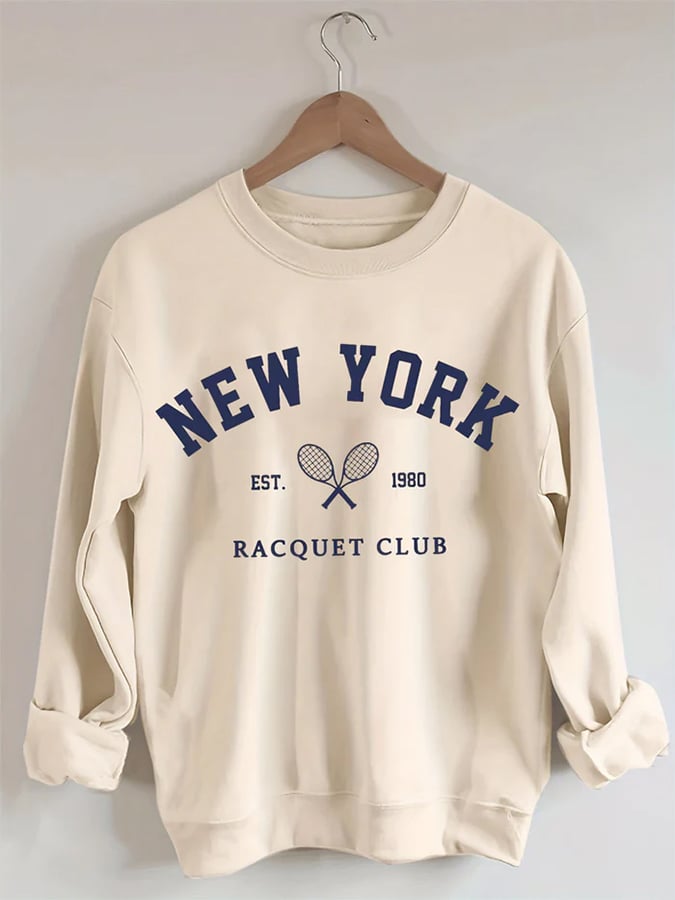 Women's New York Racquet Club Tennis Sweatshirt