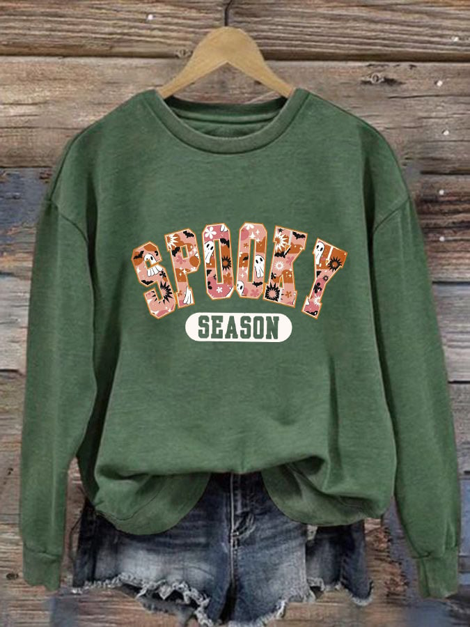 Women's Spooky Season Casual Sweatshirt