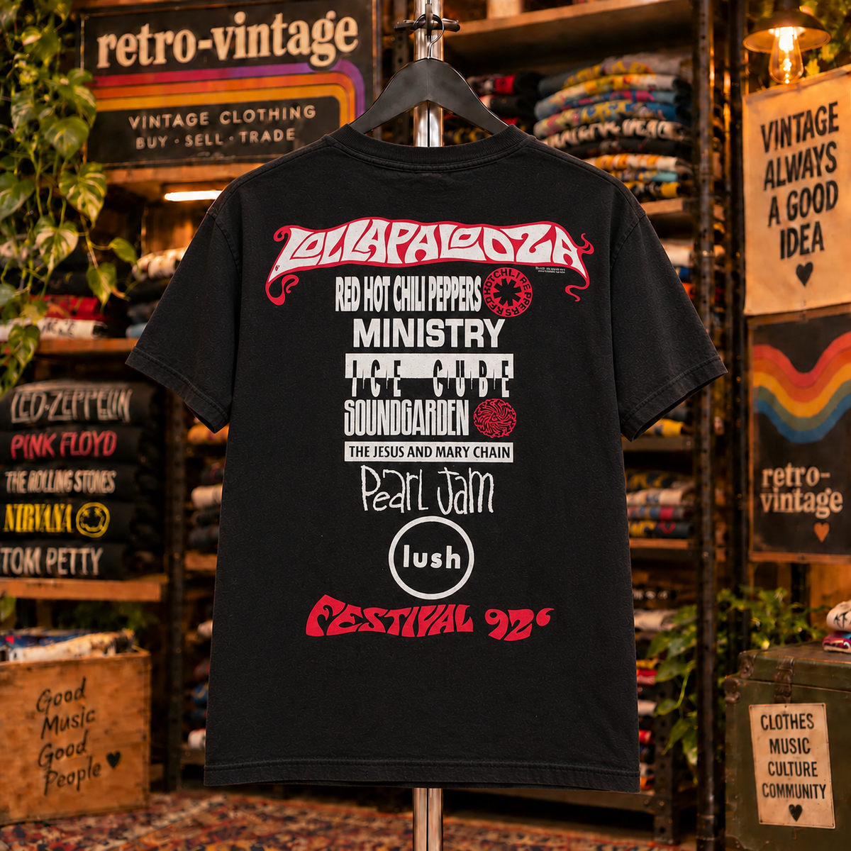 Vintage Lollapalooza Festival T-Shirt