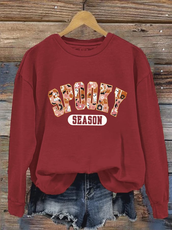 Women's Spooky Season Casual Sweatshirt