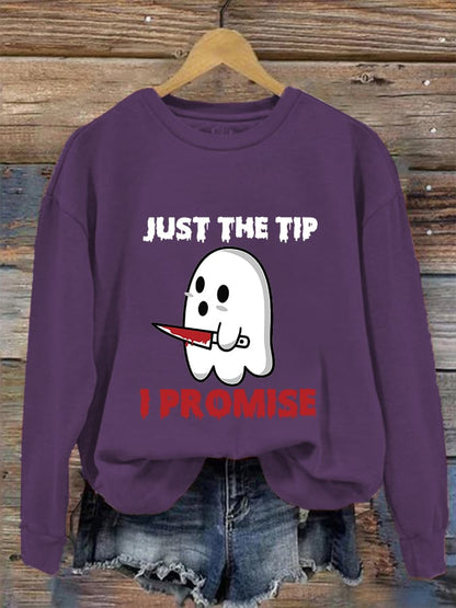 Women's Just The Tip I Promise Sweatshirt