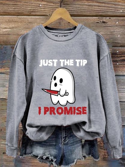 Women's Just The Tip I Promise Sweatshirt