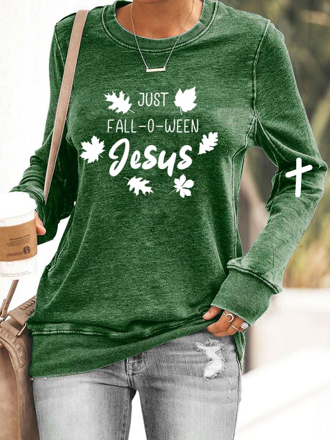 Women's Fall-o-Ween Jesus Sweatshirt