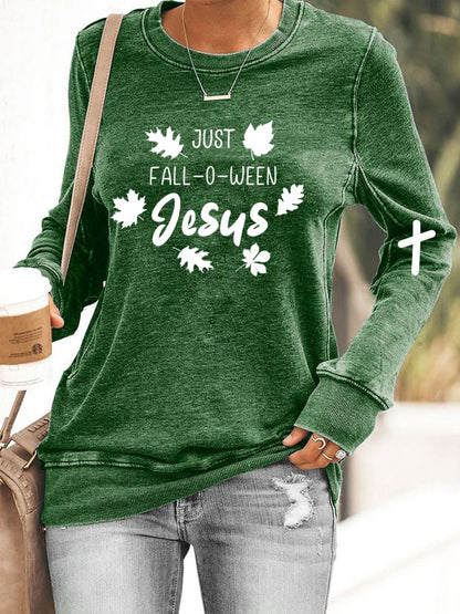 Women's Fall-o-Ween Jesus Sweatshirt