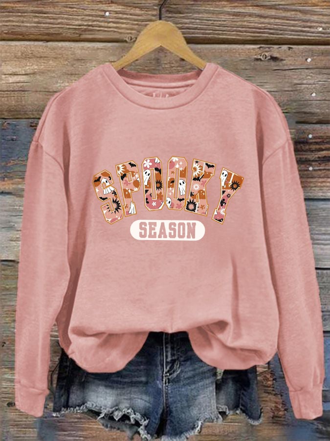 Women's Spooky Season Casual Sweatshirt