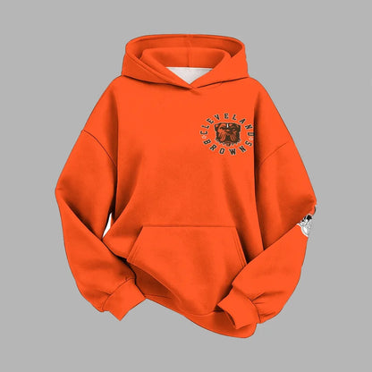 Cleveland Browns Vintage Plush Hoodie set | NFL