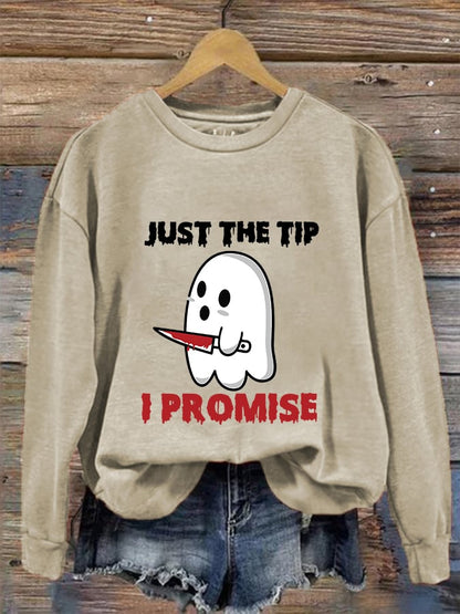 Women's Just The Tip I Promise Sweatshirt