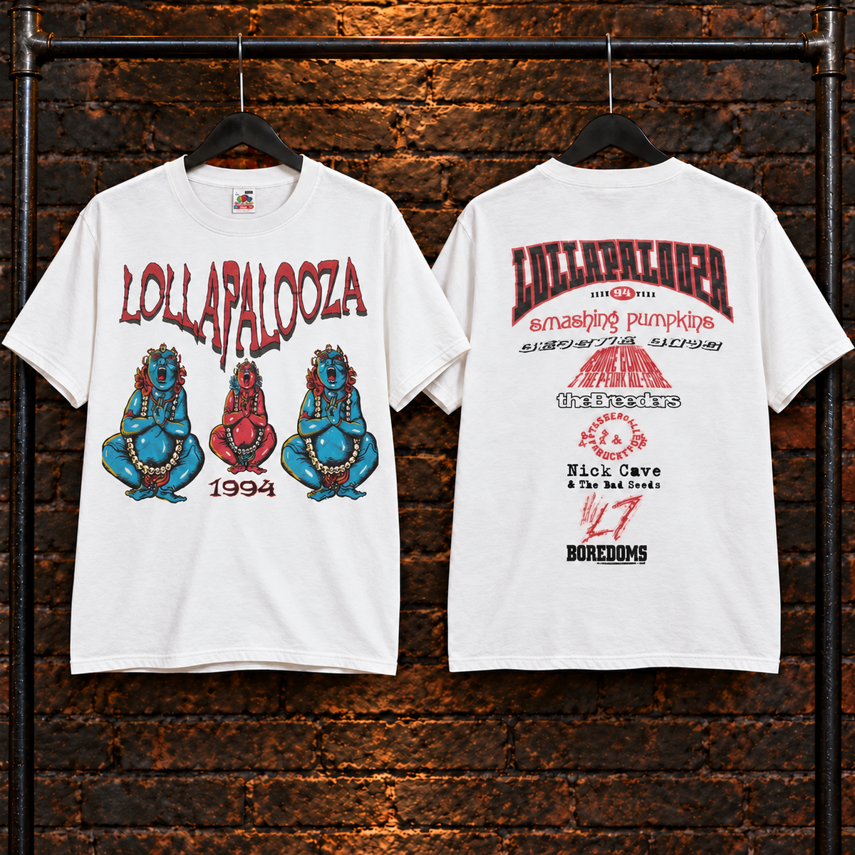 Vintage Lollapalooza Tour T-Shirt