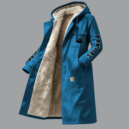 Carolina Panthers Vintage Reworked Workwear Fleece Pocket | NFL
