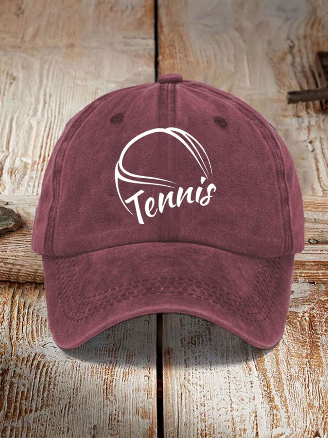 Tennis Lover Printed Unisex Hat