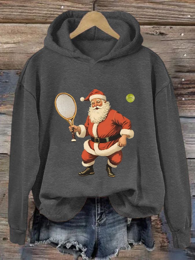Women's Christmas Tennis Casual Hoodie