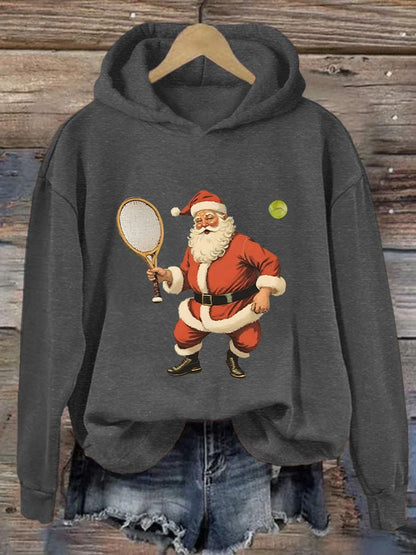 Women's Christmas Tennis Casual Hoodie