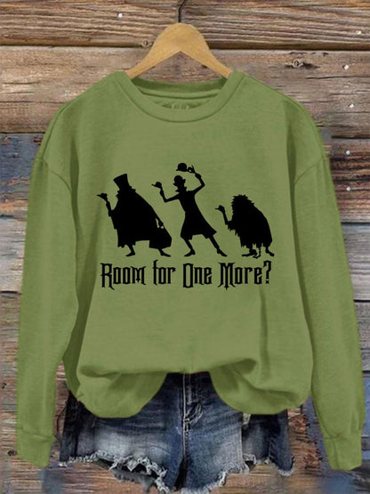 Women's Halloween Room for One More Sweatshirt