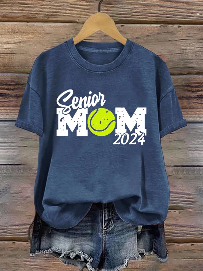 Women's Apres Tennis MOM Print T-shirt