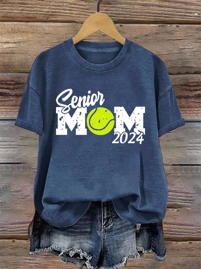 Women's Apres Tennis MOM Print T-shirt