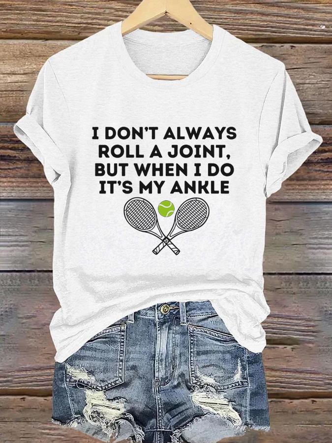 Women's Tennis Print T-shirt