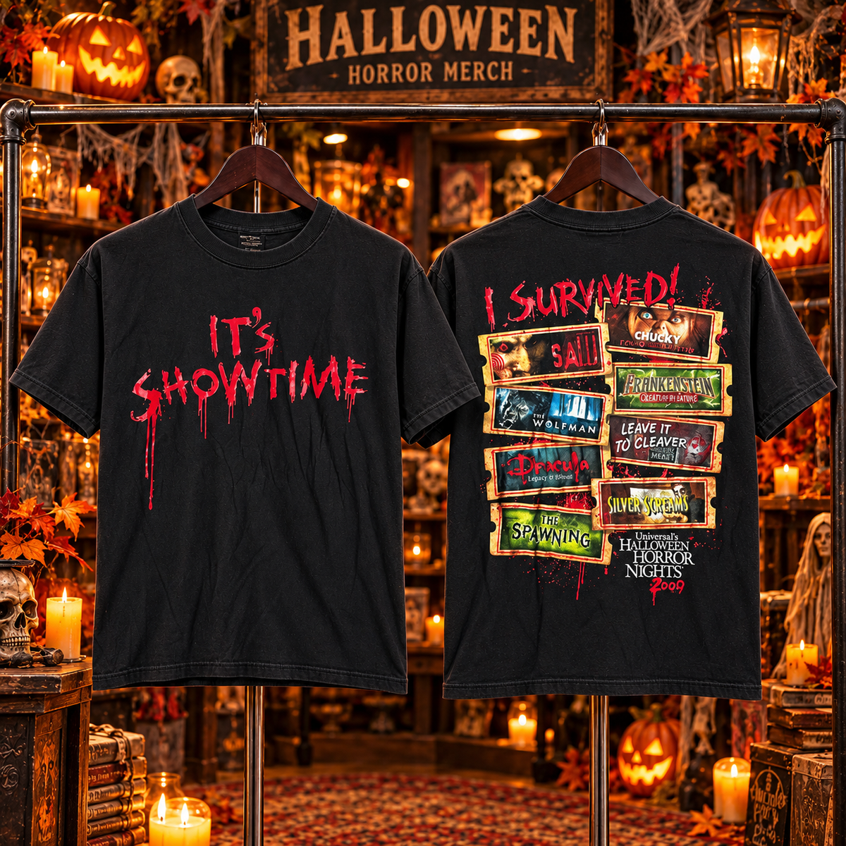 Halloween-themed T-shirt