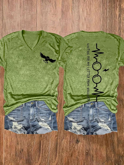 Women's Halloween Print Casual T-Shirt