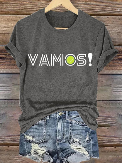 Women's Tennis Print T-shirt