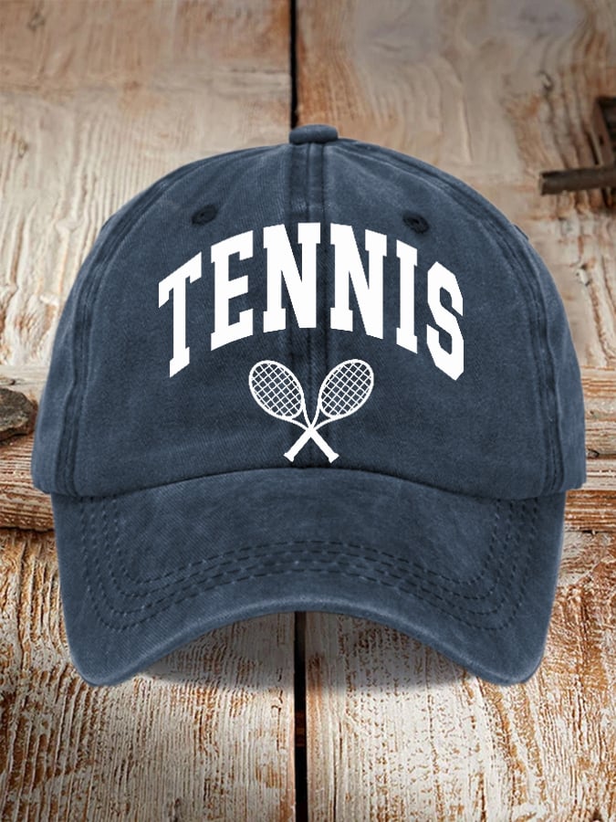Tennis Printed Baseball Cap