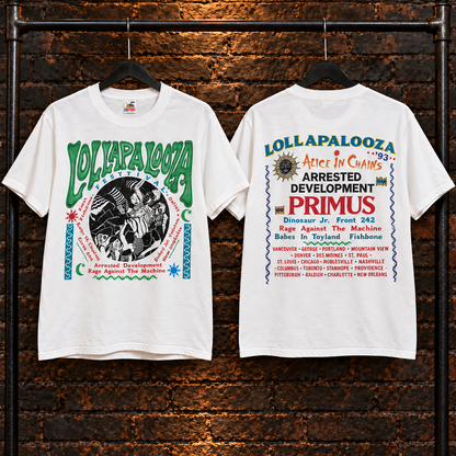 Vintage Lollapalooza Tour T-Shirt