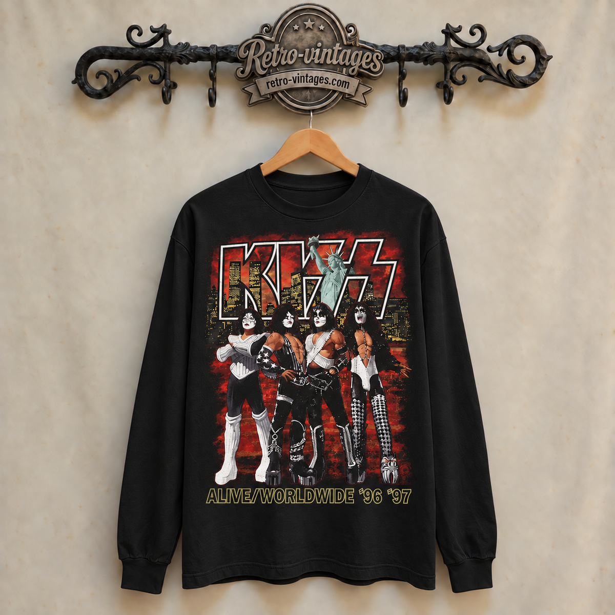 Vintage KISS Band Concert Sweatshirt