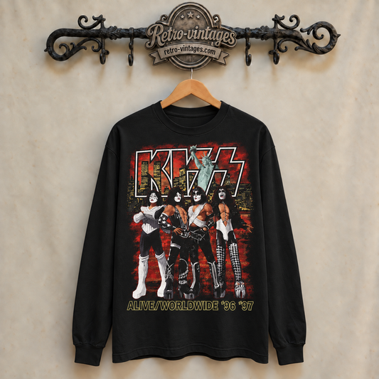 Vintage KISS Band Concert Sweatshirt