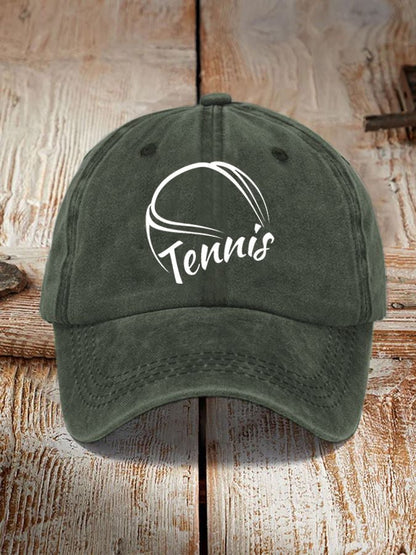 Tennis Lover Printed Unisex Hat