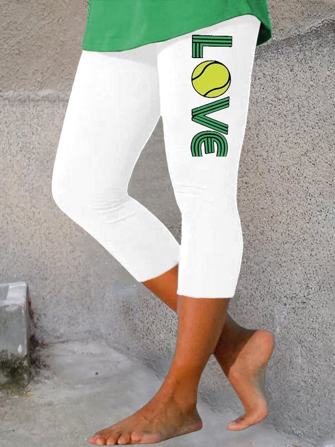Women's Tennis Fans Print Leggings