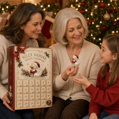 Duck 24-Day Advent Calendar – Christmas Countdown Collectible Figurines
